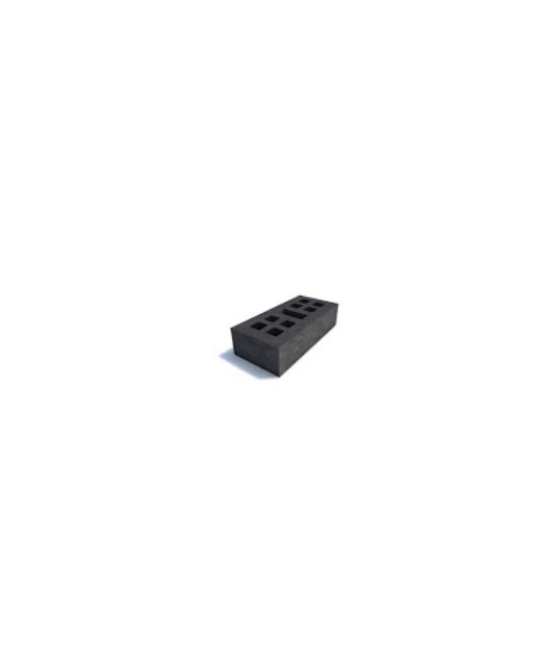 Ladrillo De Hormigon Bricko Negro Para Muro ( 12 Cm )
