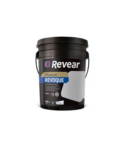 Revear Revoque Fino Flexible Marron Habano X 25 Kg