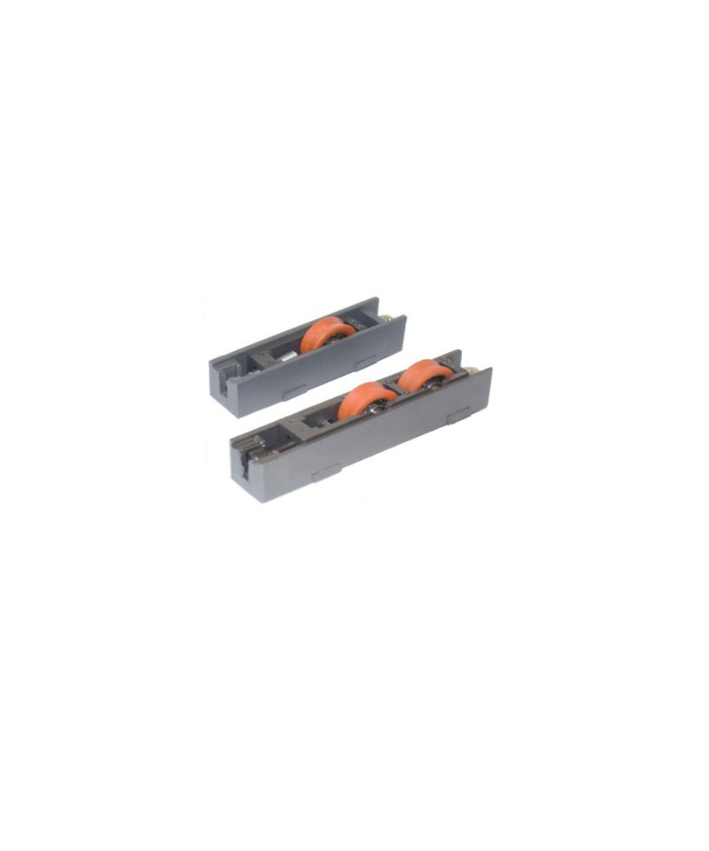 Rueda Doble Int Plastico Modena 90°