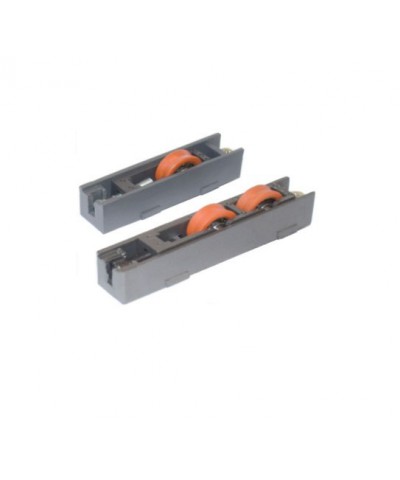 Rueda Doble Int Plastico Modena 90°