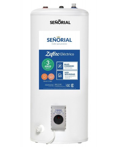 Termotanque Electrico 65 Lts Zafiro Entrada Super. 43.5 X 41 `señorial`